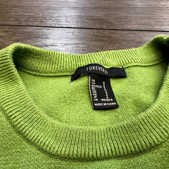 Forever 21 Los Angeles Cropped Sweater Vest Size S - Picture 2 of 3